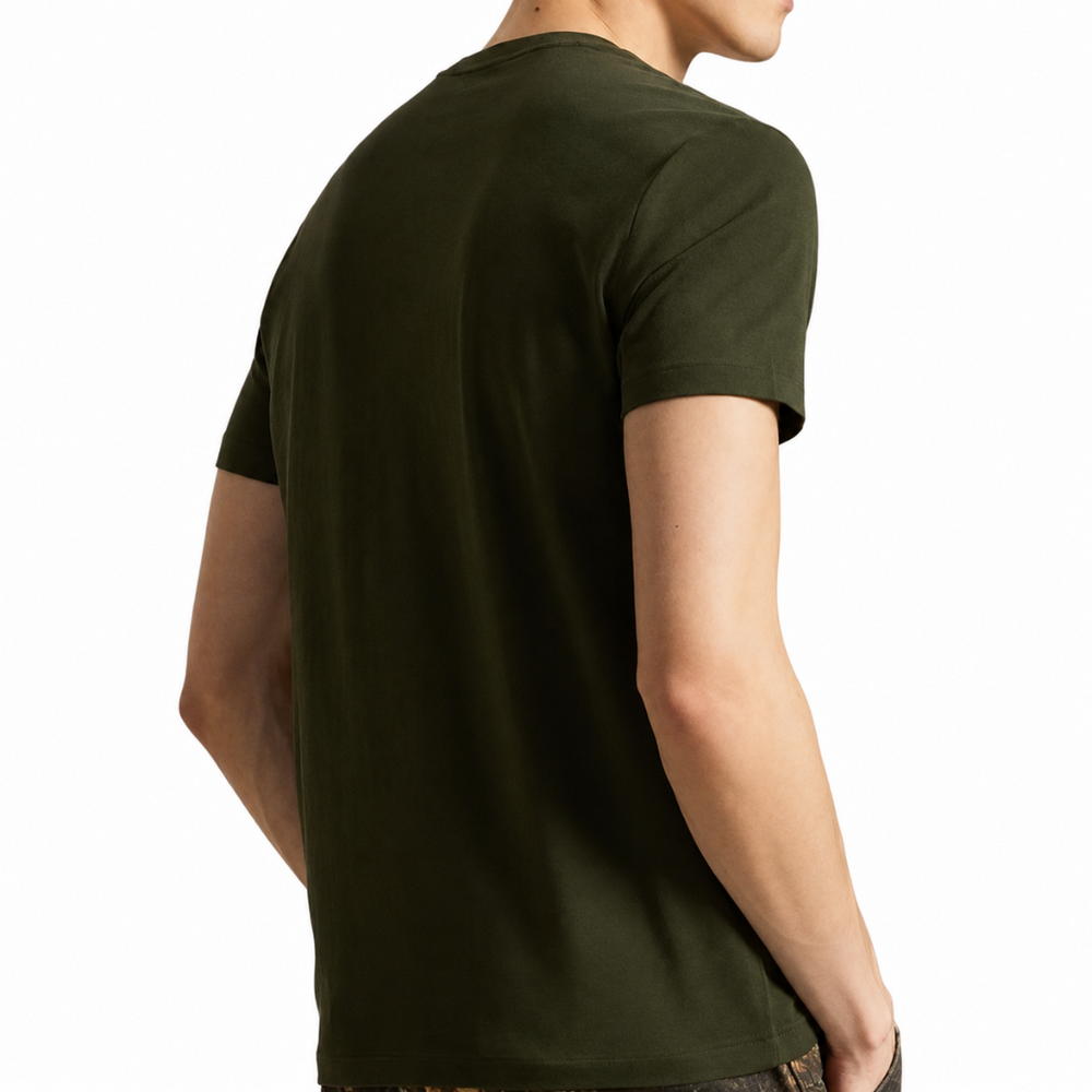 CLASSIC COTTON T-SHIRT OLIVE GREEN