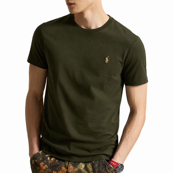 CLASSIC COTTON T-SHIRT OLIVE GREEN