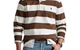 ICONIC RUGBY SHIRT BROWN / WHITE