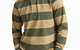 ICONIC RUGBY SHIRT OLIVE / TAN