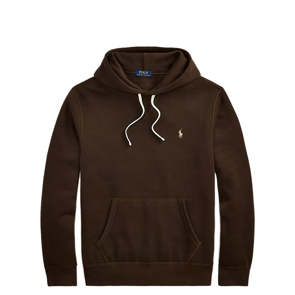 THE RL FLEECE HOOD NUTMEG