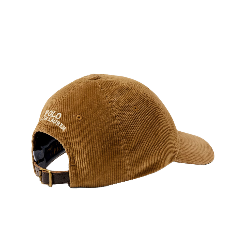 10 WALE STRETCH CORDUROY CAP GOLDEN BROWN