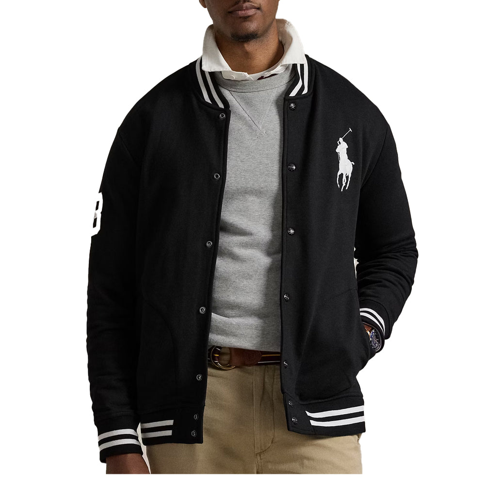 BIG PONY FLEECE BASEBALL JACKET