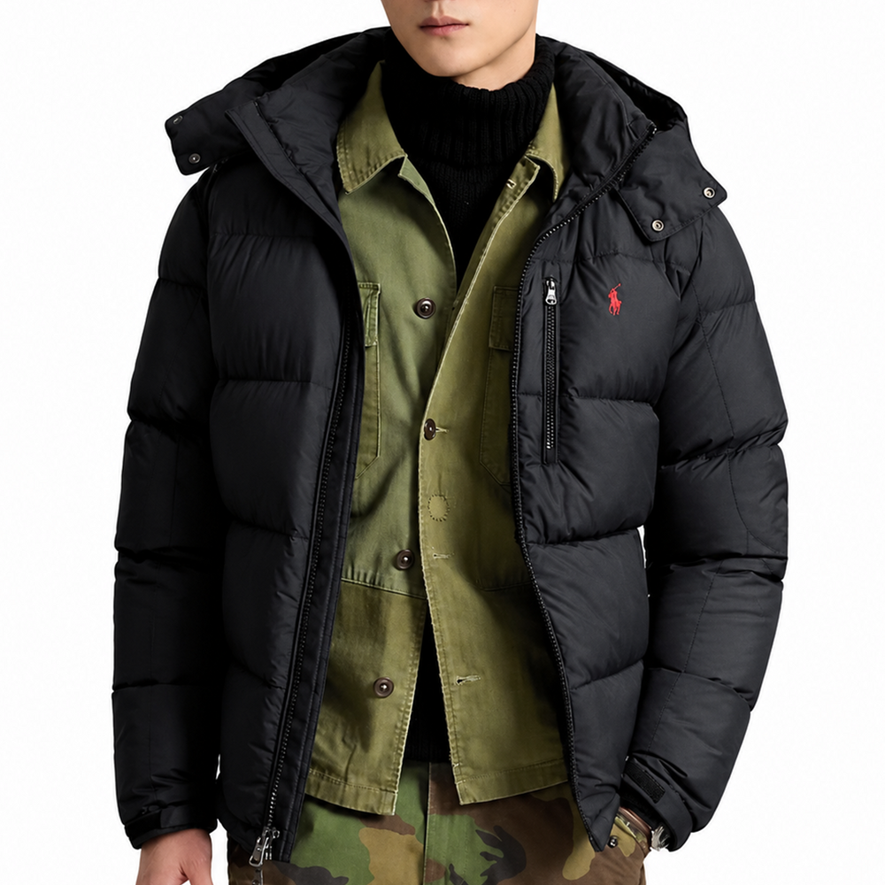 THE GORHAM DOWN JACKET BLACK