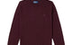 LOGO EMBROIDERED PULLOVER CREWNECK BURGUNDY