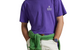 CLASSIC FIT LOGO JERSEY T-SHIRT PURPLE