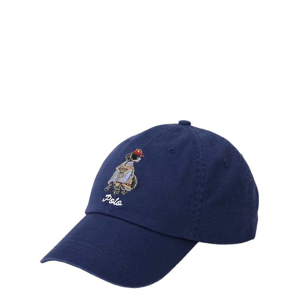 DOG EMBROIDERED TWILL BALL CAP