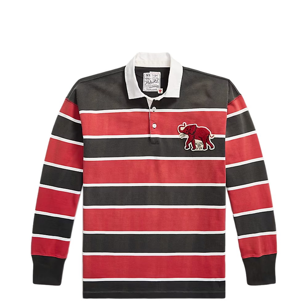 VINTAGE FIT STRIPED JERSEY RUGBY SHIRT