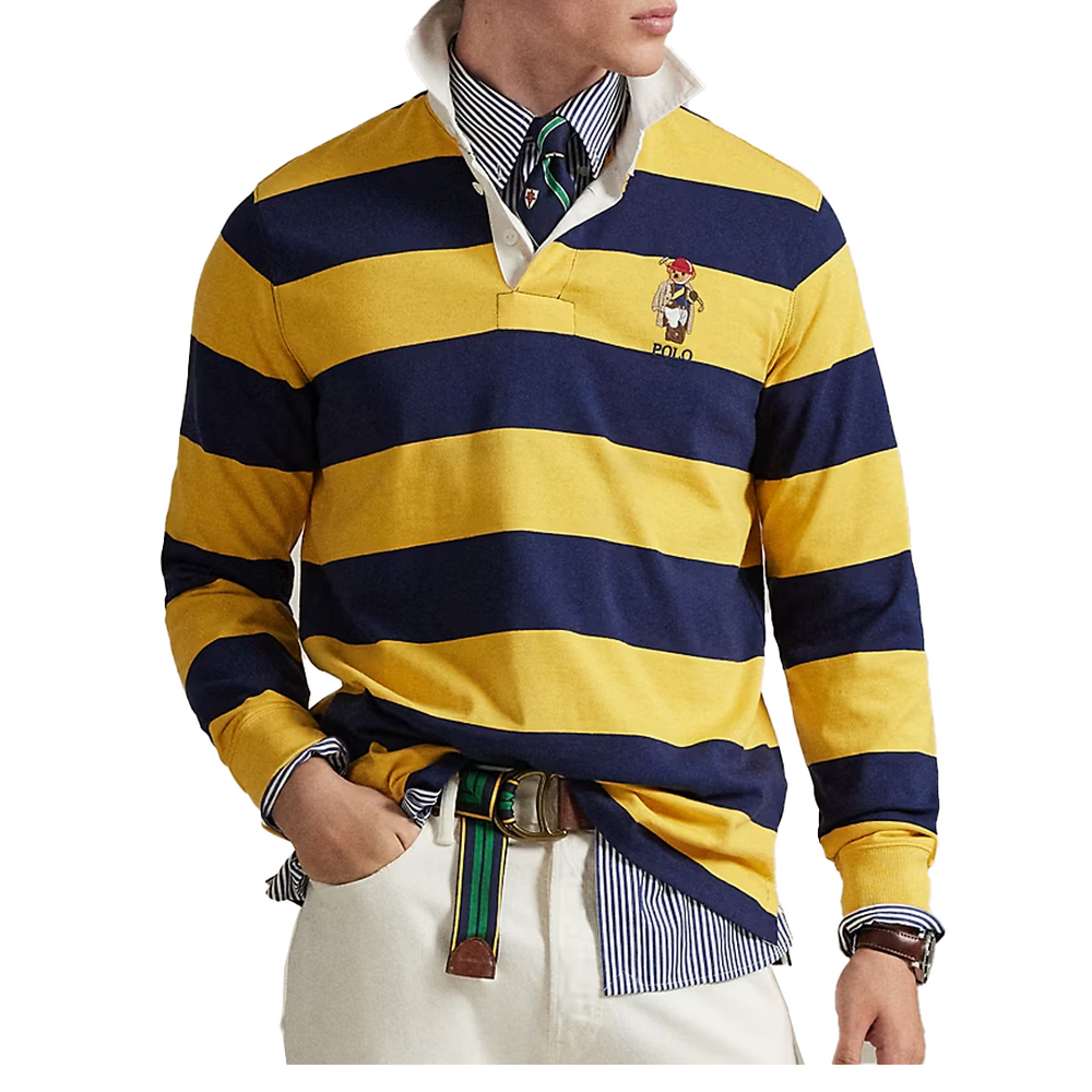 CLASSIC FIT POLO BEAR RUGBY SHIRT – NRML CLASSIC FIT POLO BEAR RUGBY SHIRT – NRML