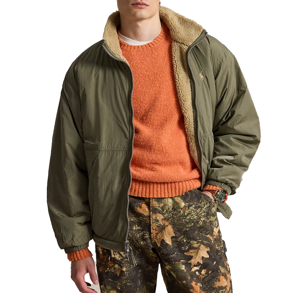RIVERSHORE REVERSIBLE JACKET OLIVE/KHAKI