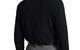 COTTON QUARTER ZIP SWEATER POLO BLACK