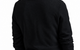 COTTON QUARTER ZIP SWEATER POLO BLACK