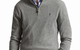 COTTON QUARTER ZIP ANDOVER HEATHER