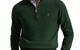 COTTON QUARTER-ZIP LODGEPOLE PINE HEATHER