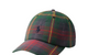ICONIC PLAID COTTON CHINO BALL CAP GREEN / MULTI