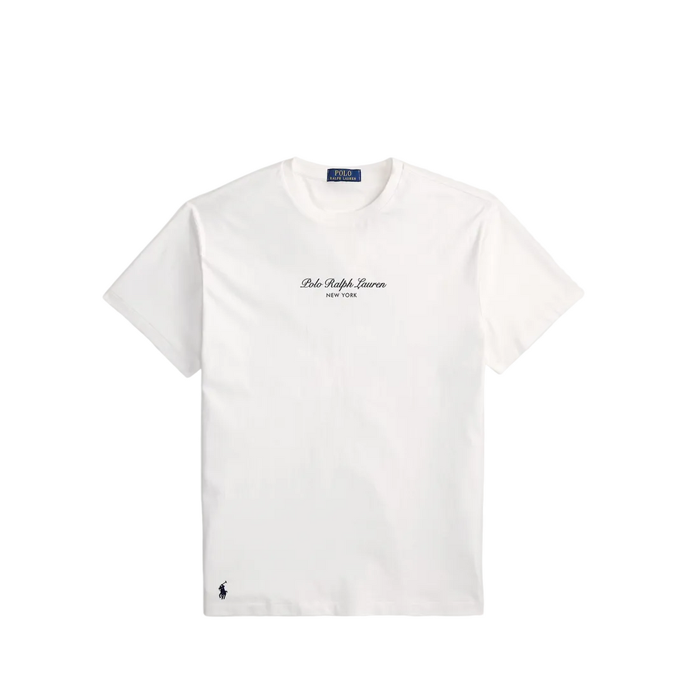CLASSIC FIT LOGO JERSEY T-SHIRT WHITE