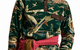 DUCK PRINT BRUSHED FLEECE PULLOVER GREEN