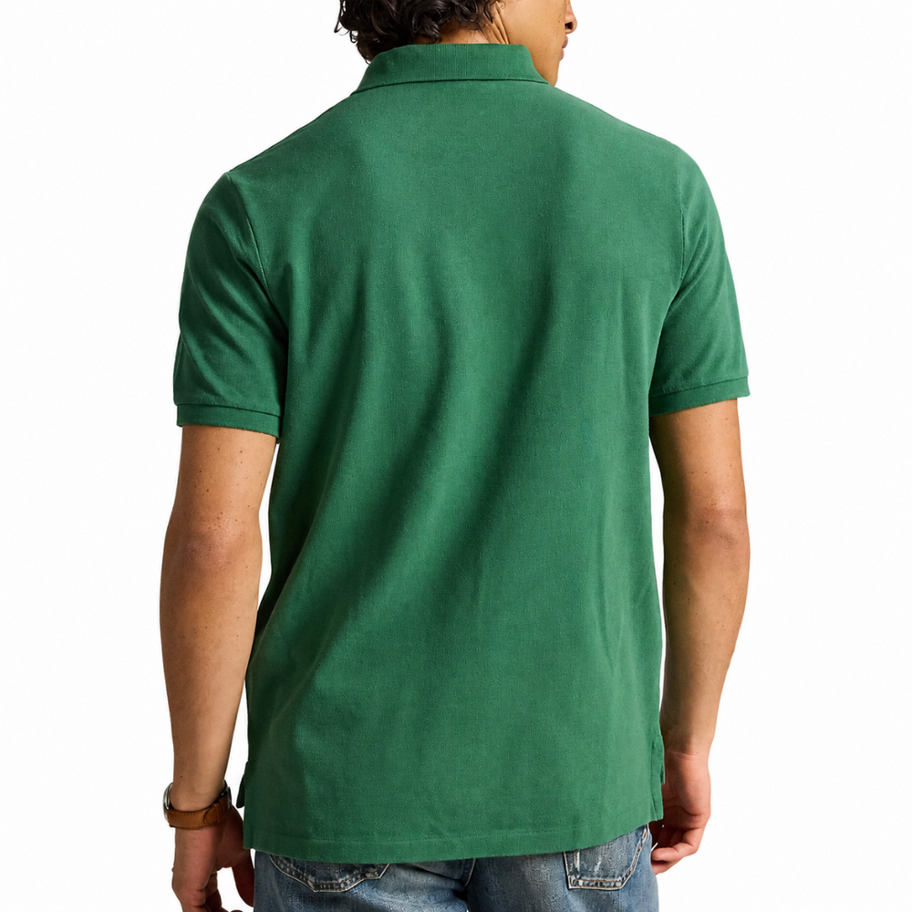 CLASSIC FIT POLO BEAR MESH POLO SHIRT VERANO GREEN