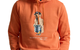 POLO BEAR FLEECE HOODIE ORANGE