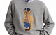 RELAXED FIT POLO SWEATER GREY
