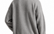 RELAXED FIT POLO SWEATER GREY