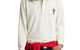 MESH KNIT LONG SLEEVE POLO CREAM