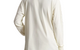 MESH KNIT LONG SLEEVE POLO CREAM