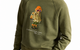 POLO FLEECE KNIT CREWNECK GREEN