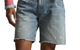 FRAYED DETAIL JEAN SHORTS