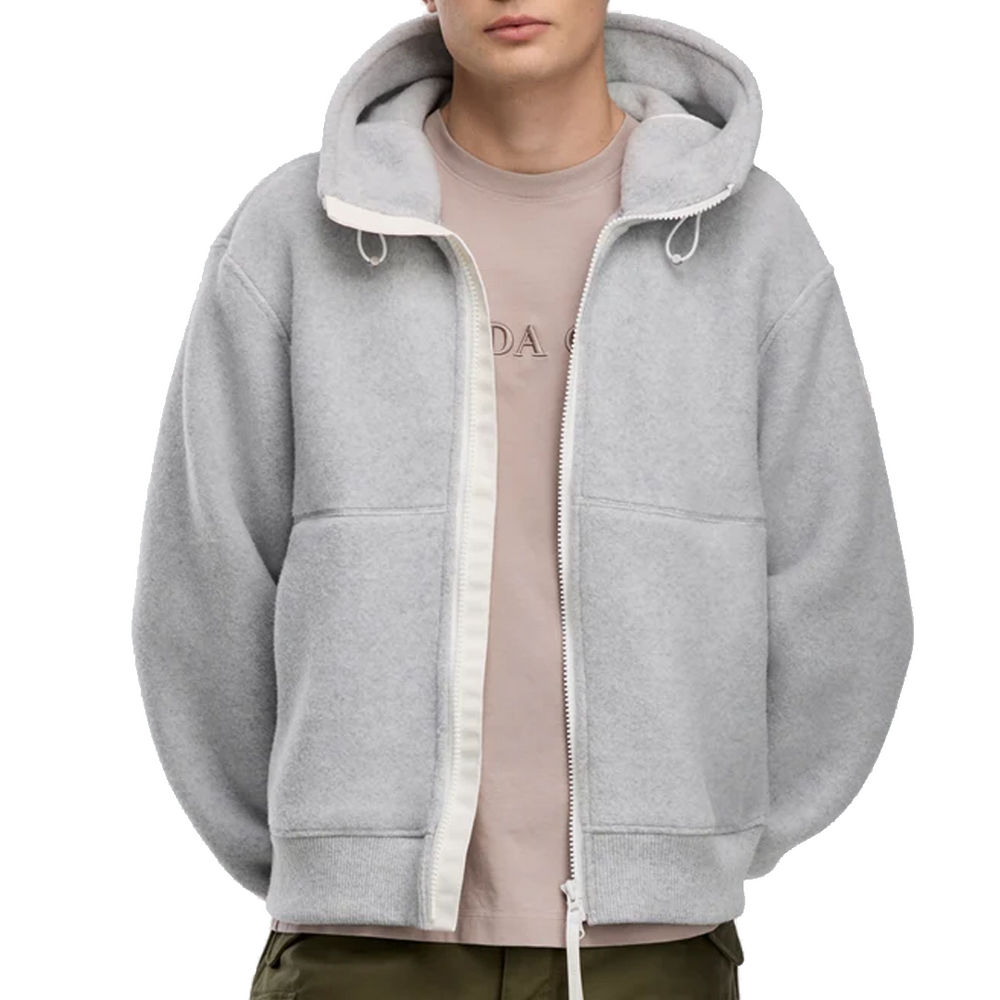 CHILLIWACK FLEECE BOMBER SILVERBIRCH HEATHER