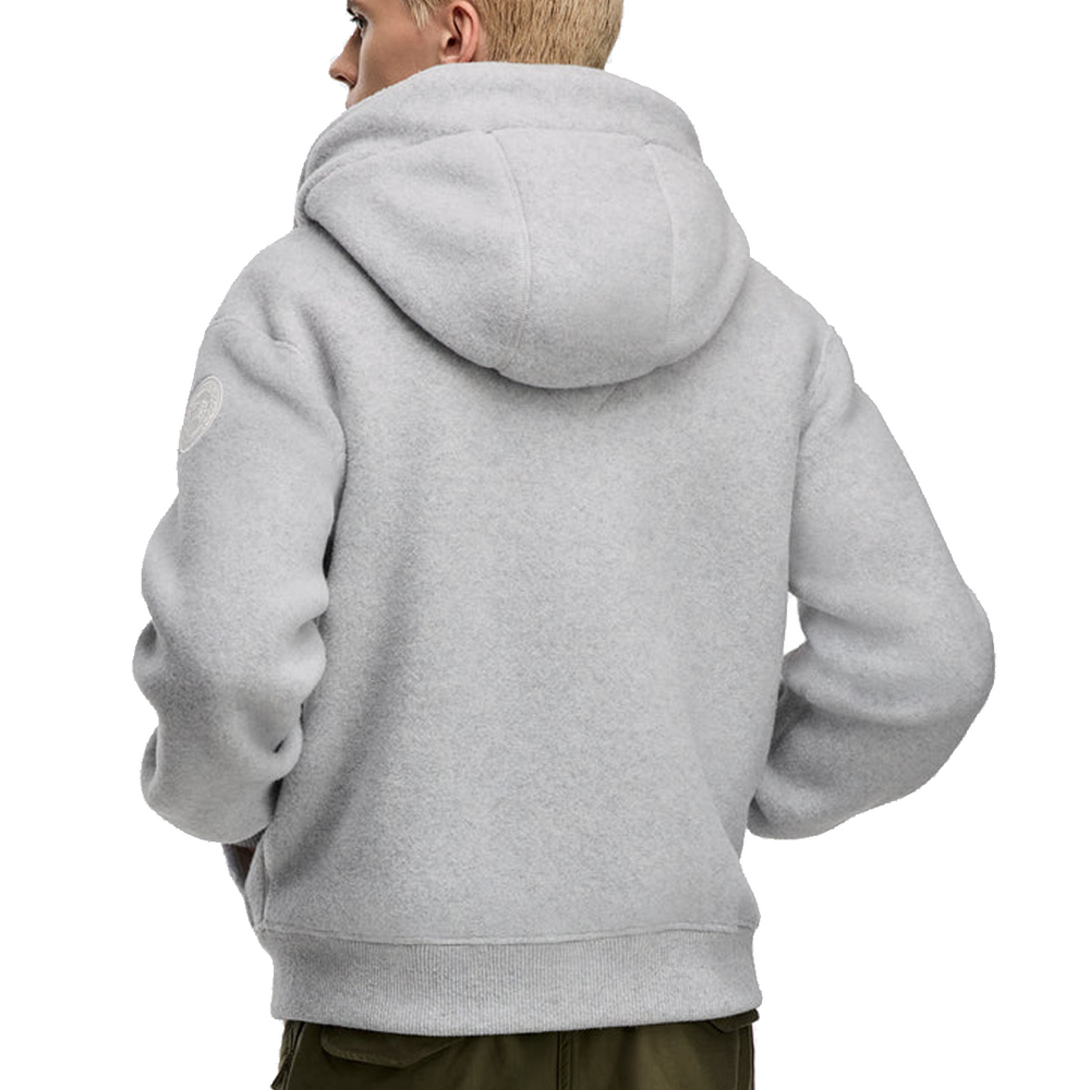 CHILLIWACK FLEECE BOMBER SILVERBIRCH HEATHER