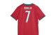 KIDS' PORTUGAL 2026 RONALDO #7 HOME JERSEY RED