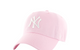 NEW YORK YANKEES CLEAN UP CAP PINK