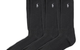TECH ATHLETIC CREW SOCKS 3-PACK BLACK
