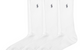 TECH ATHLETIC CREW SOCKS 3-PACK WHITE