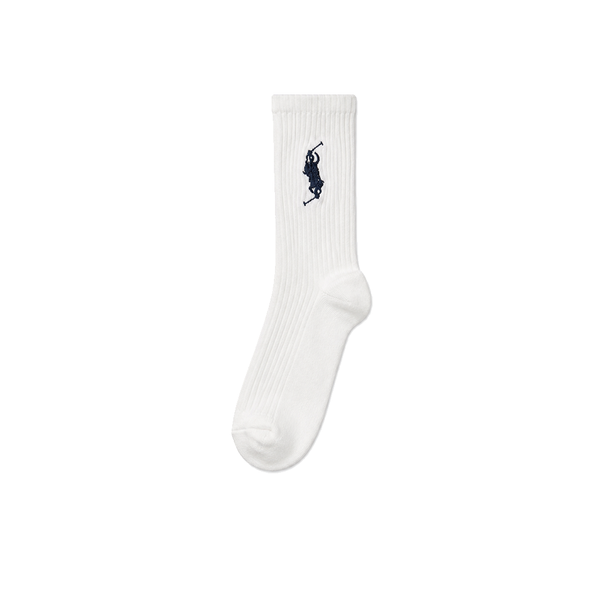 POLO CREW SOCKS 3-PACK WHITE