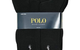 HALF CUSHION CREW SOCKS BLACK 6-PACK