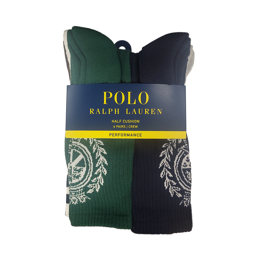 HALF-CUSHION PERFORMANCE CREW 6-PAIRS