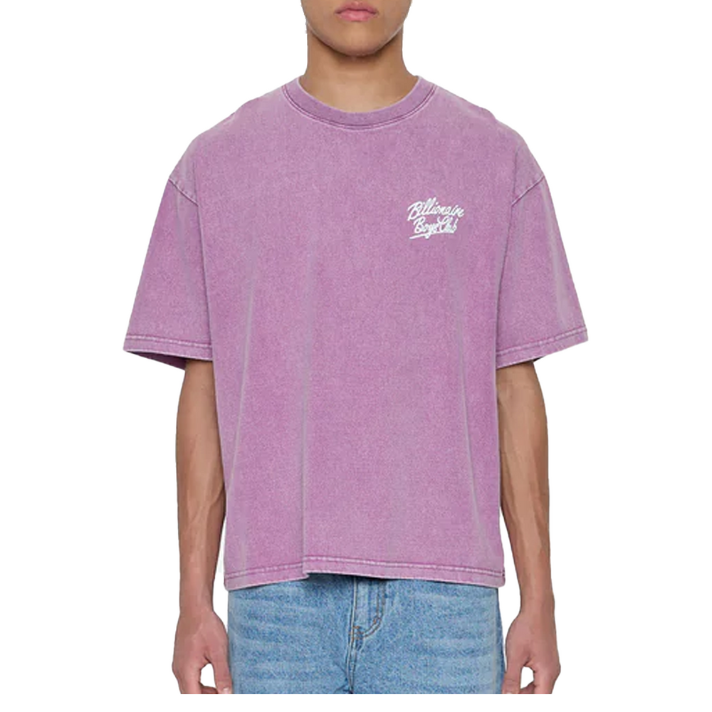 ABYSS SHORT SLEEVE KNIT AMETHYST BOXY FIT