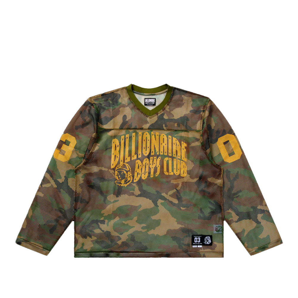 CAMO CURVE SHORT SLEEVE KNIT BOXY FIT