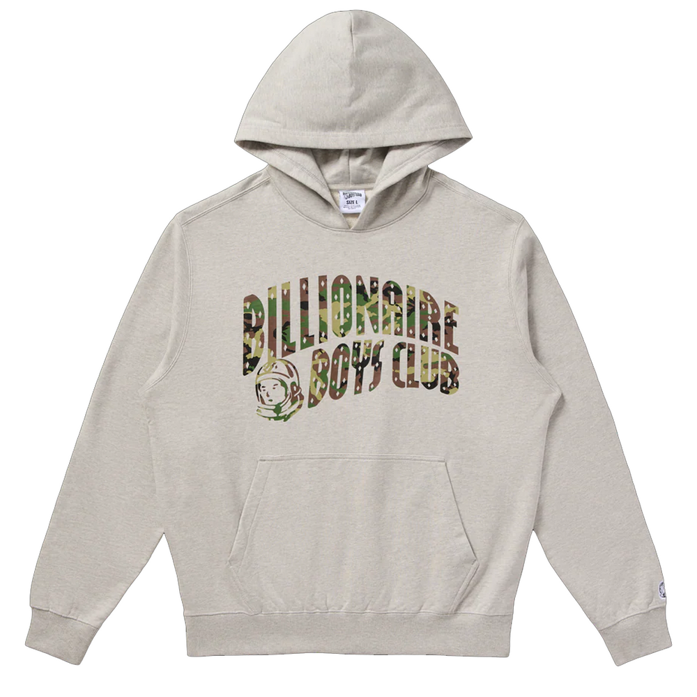 CAMO HOODIE HEATHER GREY