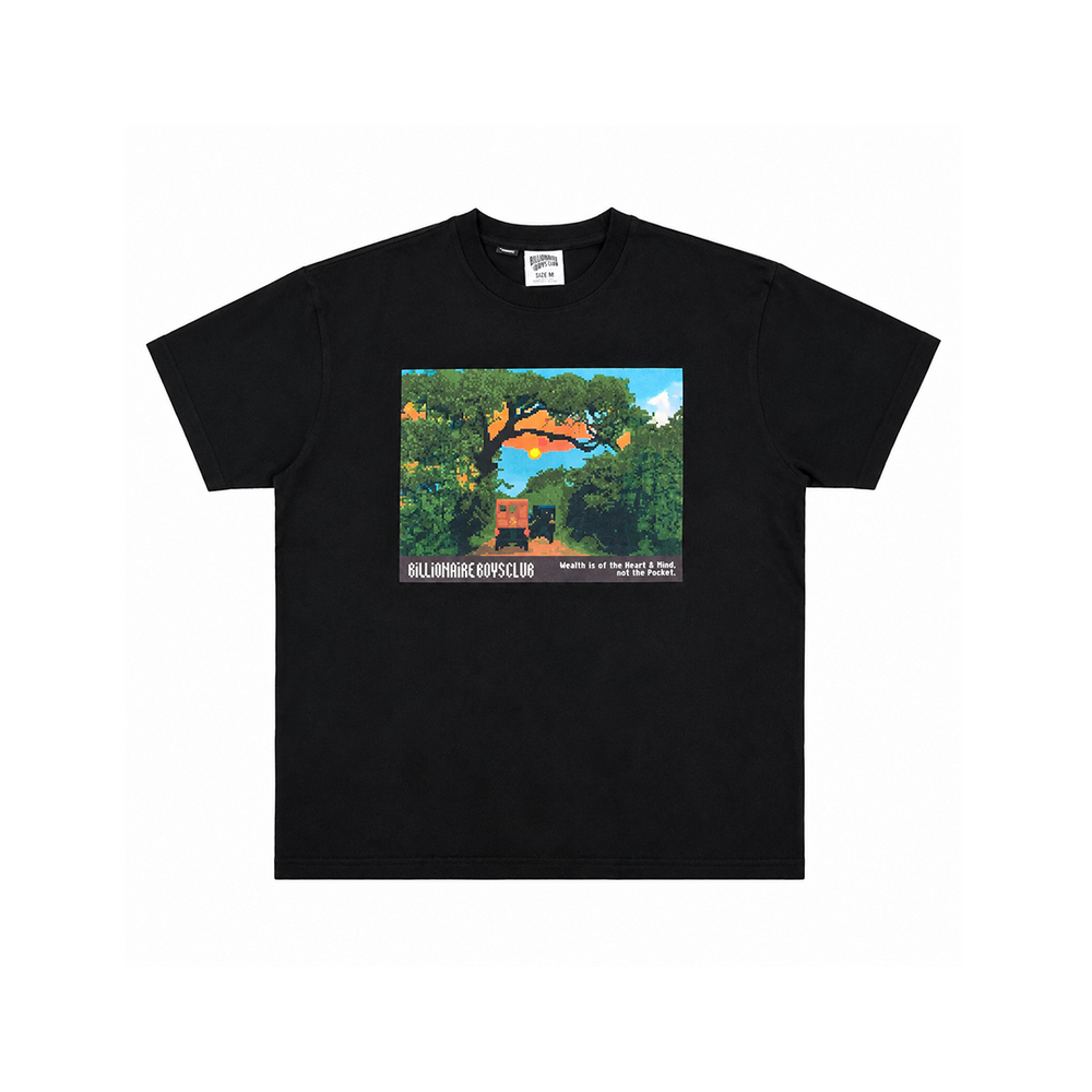 WILD SS KNIT TEE BLACK