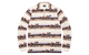 BB FLUSHING FLEECE QUARTER ZIP GARDENIA