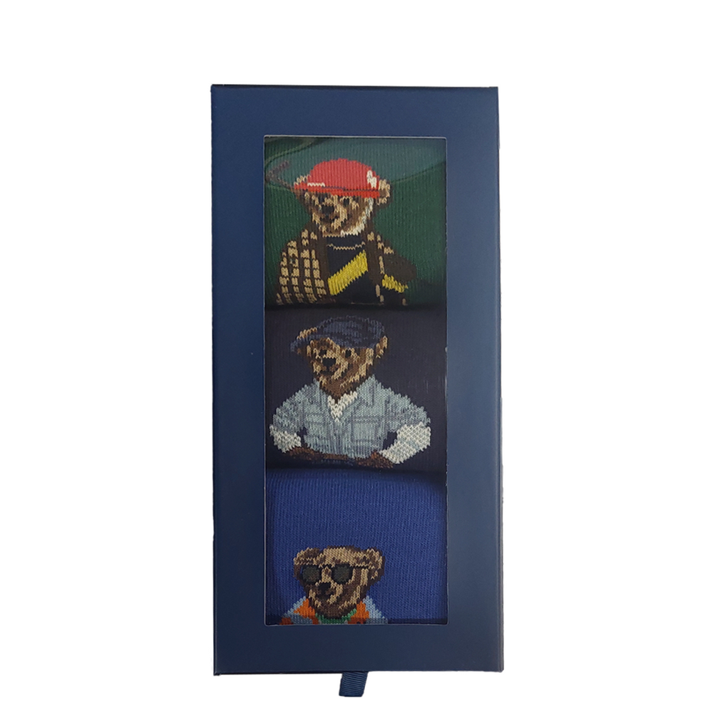 POLO BEAR SOCK GIFT BOX SET