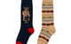 2-PACK POLO BEAR & FAIR ISLE CREW SOCKS NAVY/BEIGE