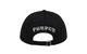 GOTHIC COTTON TWILL SKATER HAT BLACK