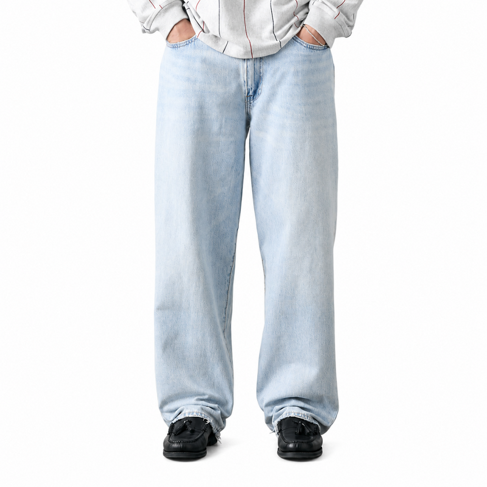 578 BAGGY JEANS BAGS TO RICHES - LIGHT WASH