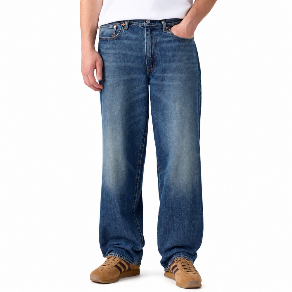 578 BAGGY JEANS VARNISHED TARNISH - MEDIUM WASH