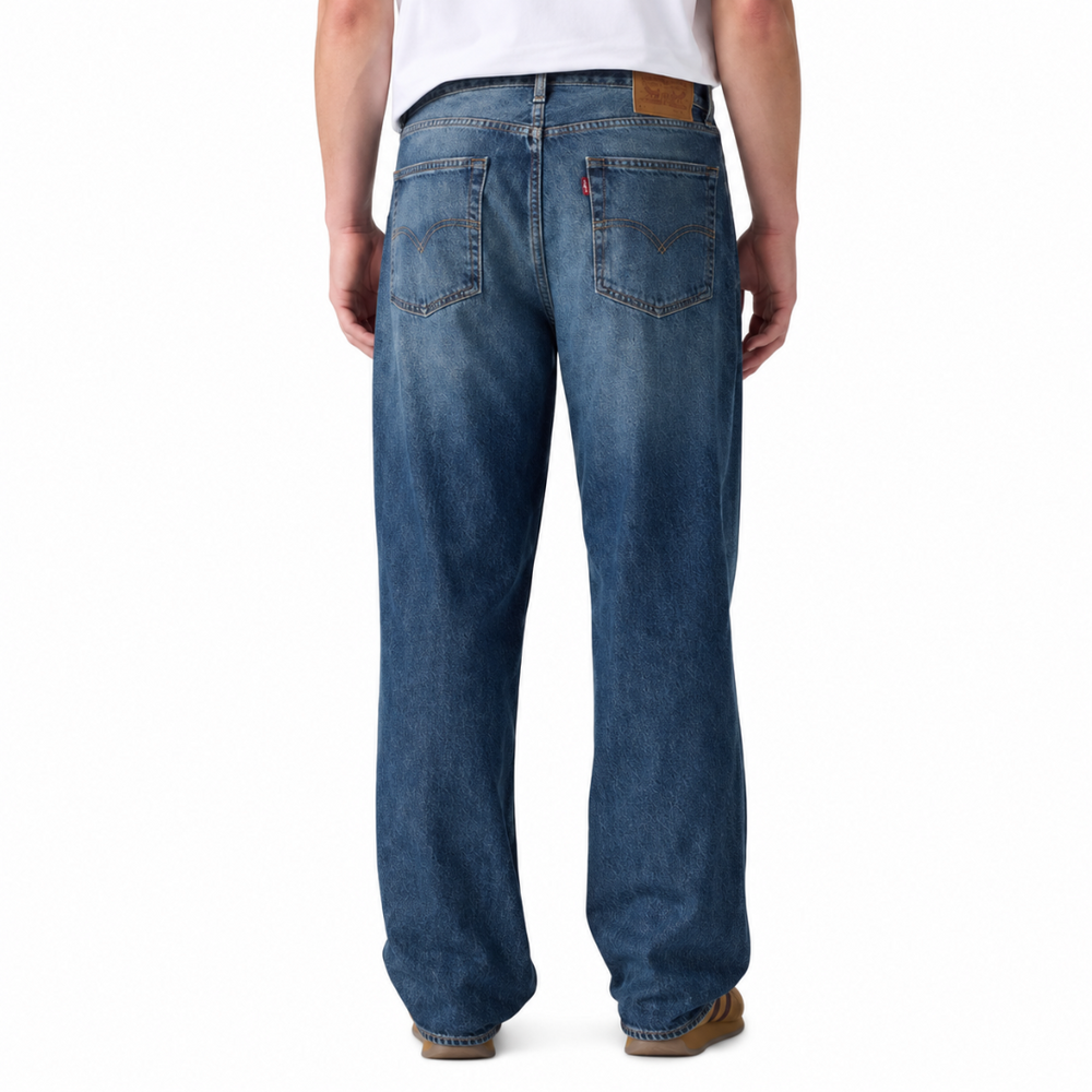 578 BAGGY JEANS VARNISHED TARNISH - MEDIUM WASH