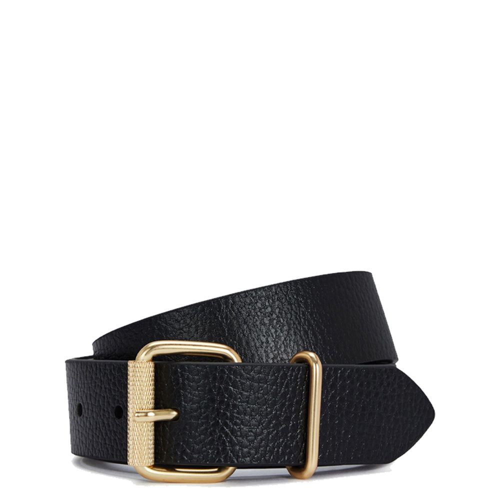 TUMBLED LEATHER BELT